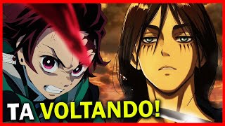 NOVO TEASER DE SHINGEKI NO KYOJIN REVELADO! | KIMETSU NO YAIBA CONTINUA QUEBRANDO RECORDES!