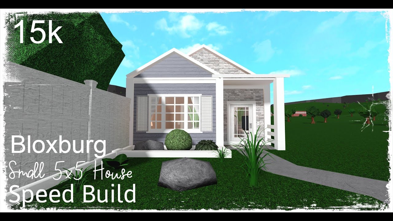 Roblox Bloxburg 15k Small 5x5 Home Youtube - r15 imanril homestead roblox