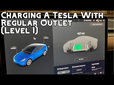 Charging a Tesla