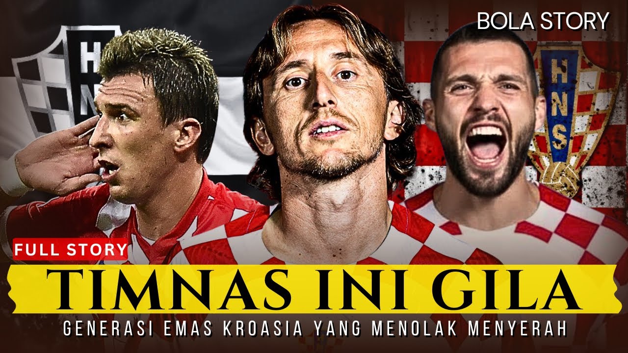 MEREKA BUKAN FAVORIT TAPI KISAH KROASIA HAMPIR JUARA PIALA DUNIA
