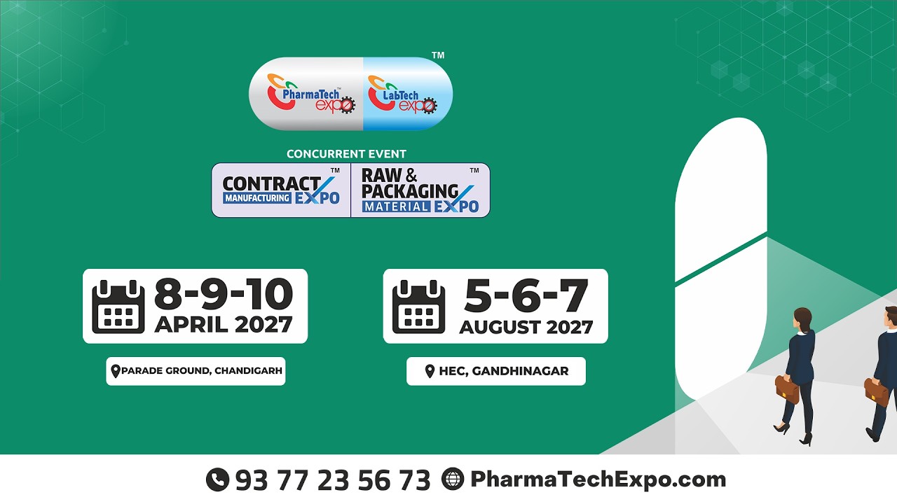 PHARMATECH & LABTECH EXPO 2027 — Helipad Exhibition Centre, Gandhinagar, Gujarat, India