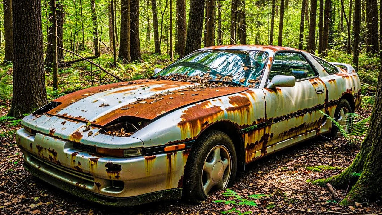 ASMR Restoration: Turning an Old Toyota Supra MK4 into a Futuristic Sci-Fi Flying Car
