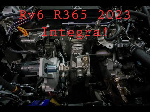 2023 Acura Integra Gets Big Turbo RV6 365 Red Ball Bearing!