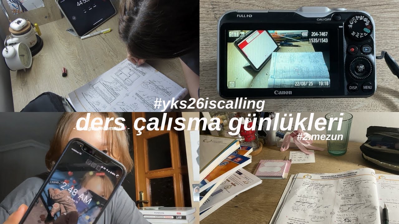 ders çalışma günlükleri - 3 / birlikte geceleyelim / #yks26iscalling