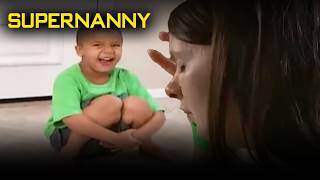 Kid Causes Mom To Slip After Pouring Water On The Floor  Supernanny