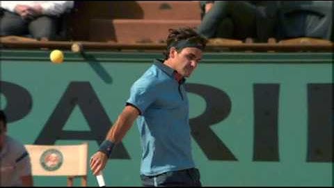 Roger Federer in Super Slow Motion Again