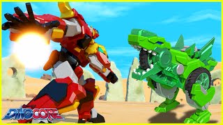 DinoCore ✨ Robot Dinosaur Confrontation ✨Super Heroes Gathering✨ Kids Movies 2024