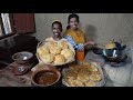 Indian street food recipe ❤ Punjabi Chole Bhature by Chandeena and her mom