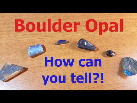 Boulder Opal What is it? How can I tell?