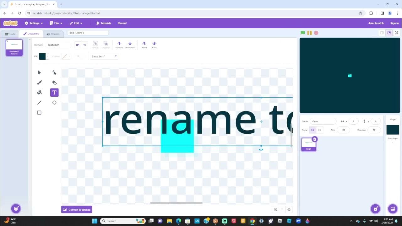 How to Make JSAB in Scratch Part 1 Characters and BG YouTube