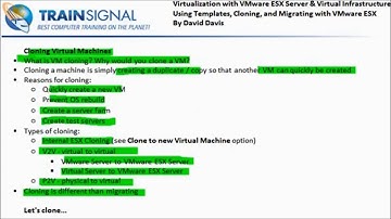Data Center:VMware: VM Cloning