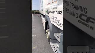 Day 1 with the reverse exercise…learning how the trailer responds