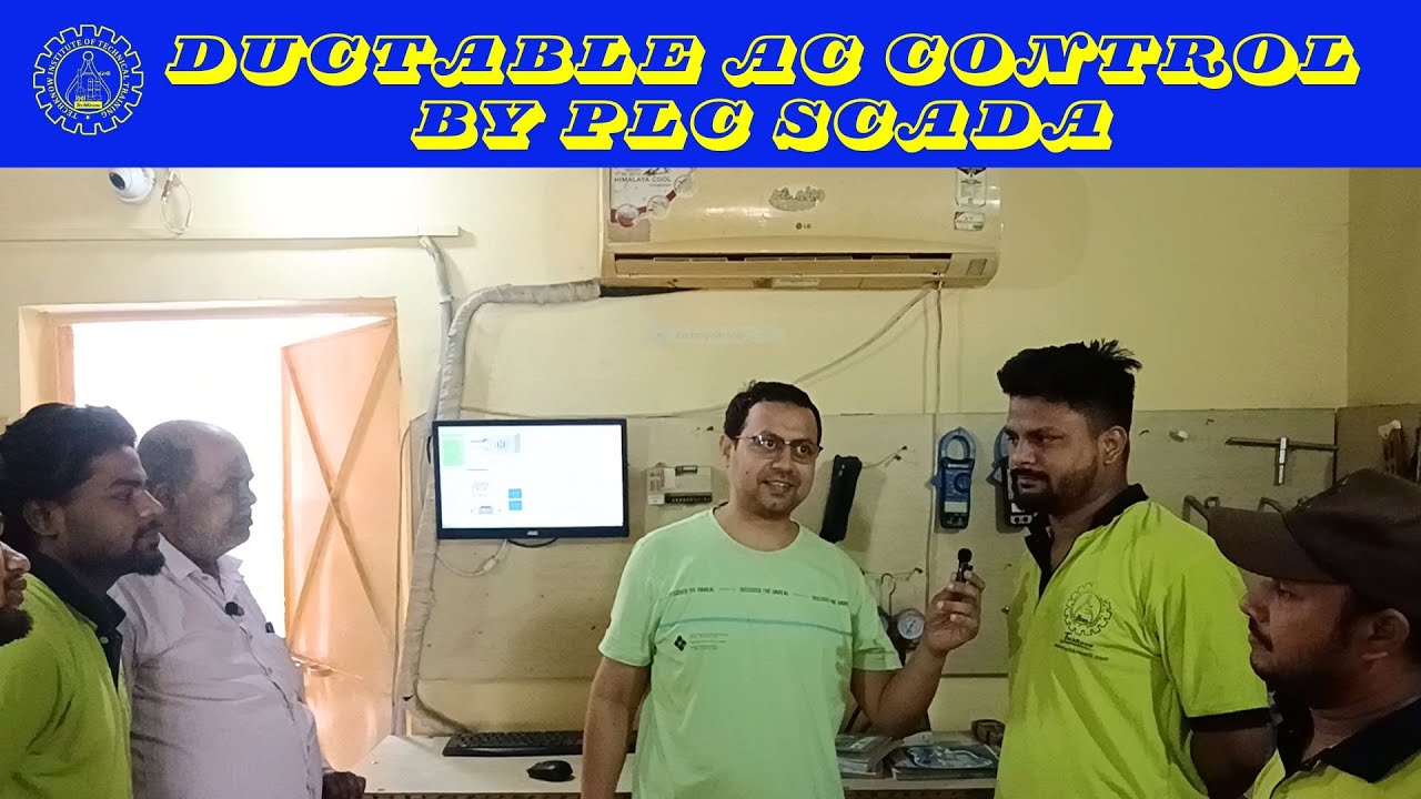 Ductable AC Control By PLC SCADA System Best HVAC Training Institute