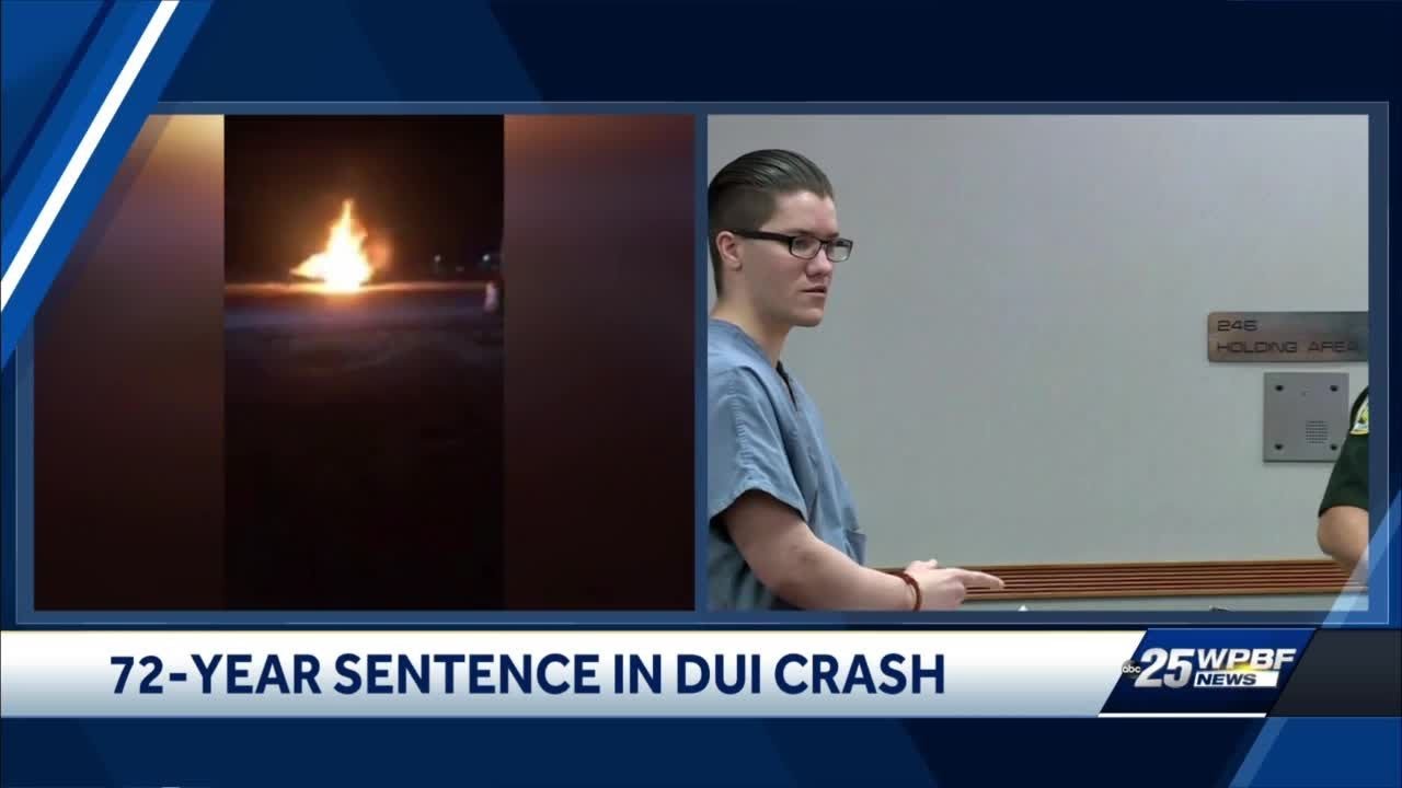  Tanner Dashner sentenced to 72 years for 5 counts of DUI manslaughter for fiery 2018 crash