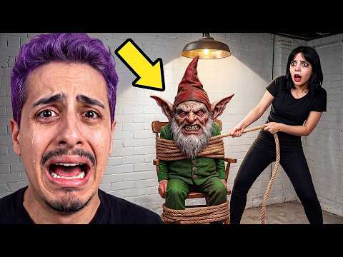 SCARY GNOME BROKE INTO OUR HOUSE AND RAN *lots of blood