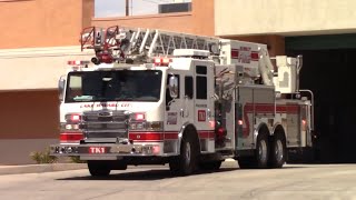 AIRHORN!! Lake Havasu City Fire Truck 1 Responding Code 3!!