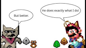 Super Mario Construct (PC) - *NEW* Power-Up: Statue Leaf! [Snapshot 29]