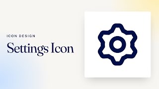 ⚙️ Modern Settings Icon Design in Adobe Illustrator #Shorts