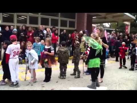 Devon Elementary School Halloween Parade 2012 Part 1