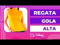 COMO FAZER REGATA COM GOLA ALTA  #CREUZAVIEIRA #INICIANTES