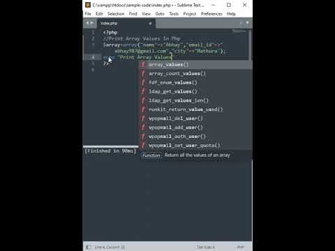 Print Array Values In Php #short #shorts #shortvideo #php #trendingshorts