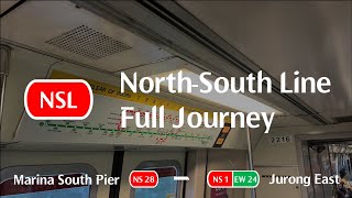 [Retired ; NSL Full Journey][SMRT] SIE C651 ~ 215/216 NS28 Marina South Pier → NS1 Jurong East