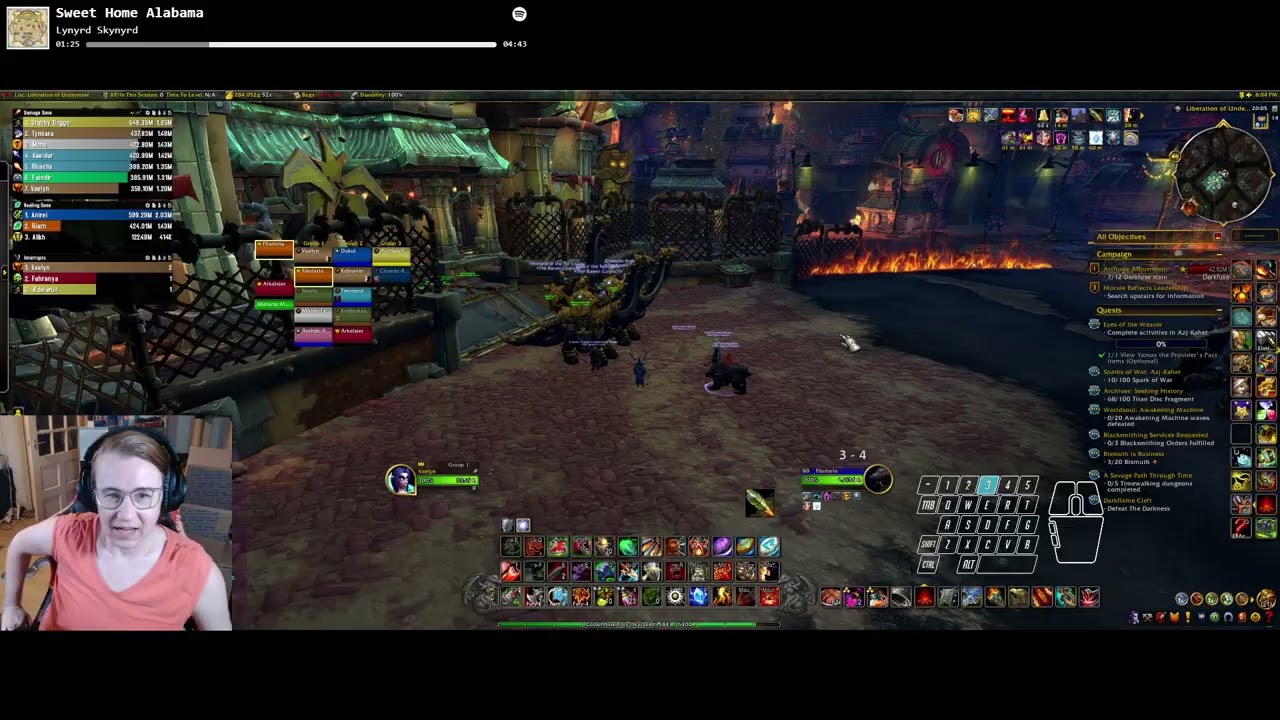 Undermine normal Chill Dodo raid | fury warrior & legacy mount hunt