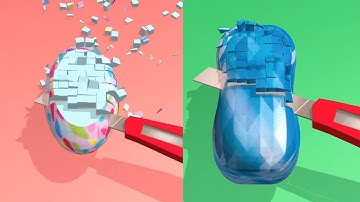 Soap Cutting ASMR All Level Gameplay Part 1 (Levels 01-15)  #Short