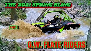 G.W. FLAT RIDERS SPRING BLING 2021 | ATV TRAILRIDE | MUD LOVERS | SIDE BY SIDE