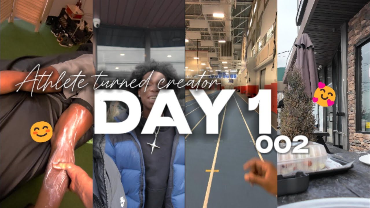 Athlete Turned Creator Vlog #2 (Gym, Training, Food)