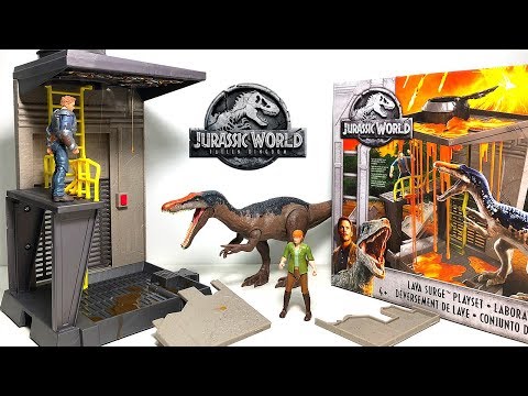 jurassic world baryonyx lava surge