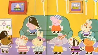 Peppa Pig Treasure Hunt Sticker Book小豬佩奇去尋寶貼紙書