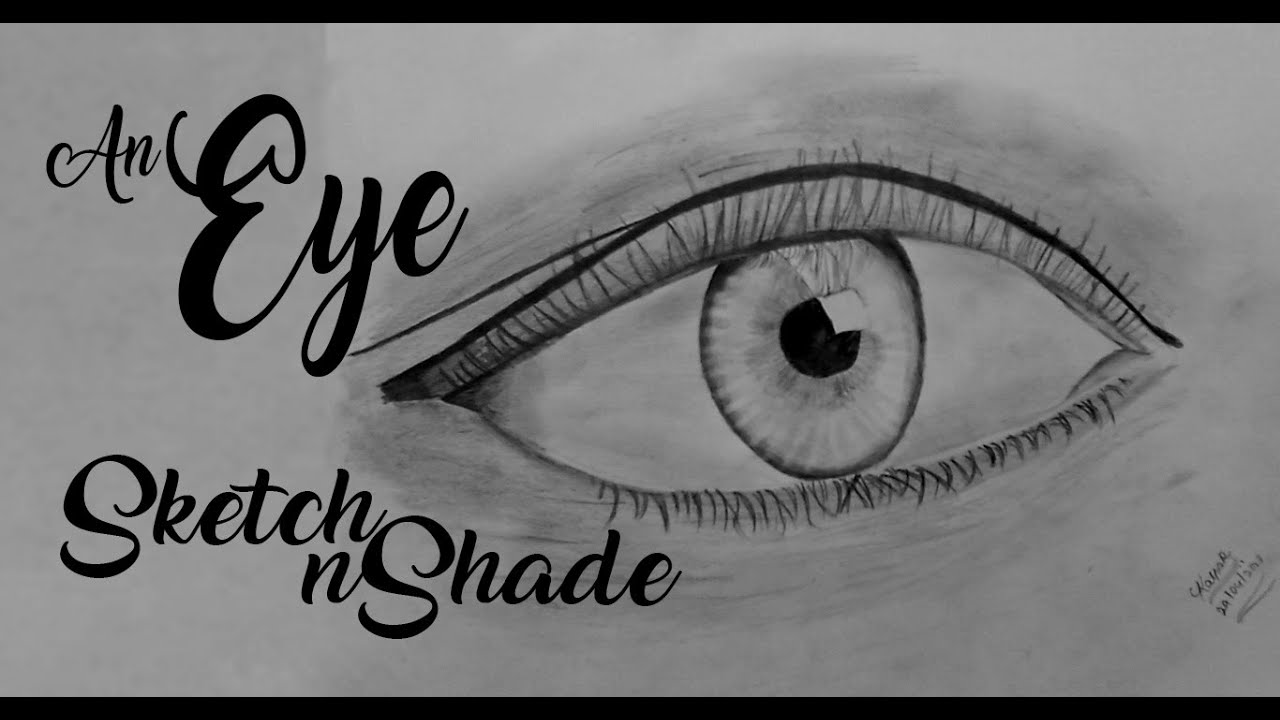 Eye - Pencil Sketching and Shading - YouTube