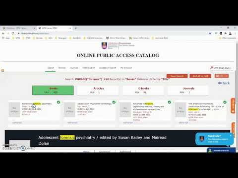 How to find Book via OPAC - UiTM LIBRARY GUIDE