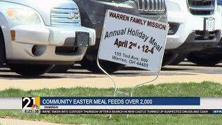 Warren Family Mission feeds over 2,000 in annual Easter meal