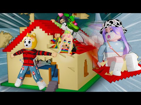 Видео: НЕ РАЗВАЛИСЬ В ДОМЕ! КТО ВЫЖИВЕТ? Roblox Slide House Tumble