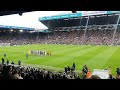 Birmingham city v leeds united away 2024  players entering the pitch