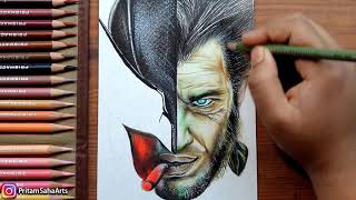 Wolverine Drawing - how to draw wolverine | x-men - Pritam Saha Arts