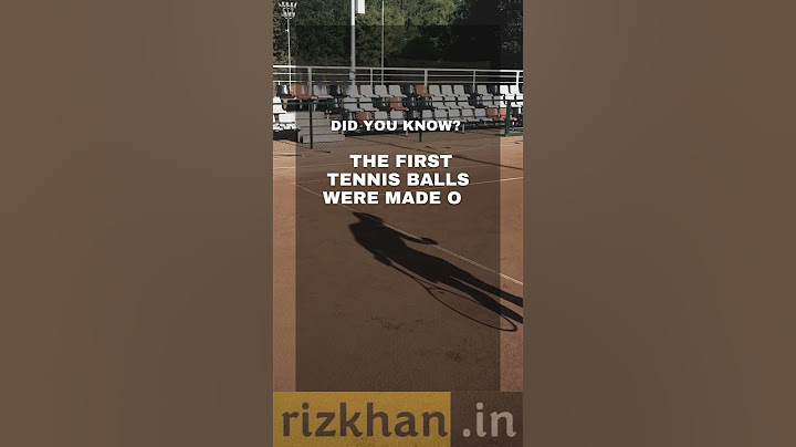 🎾 You Won't Believe What Tennis Balls Were Made From! 😲 #sports #didyouknow #tennis #sport