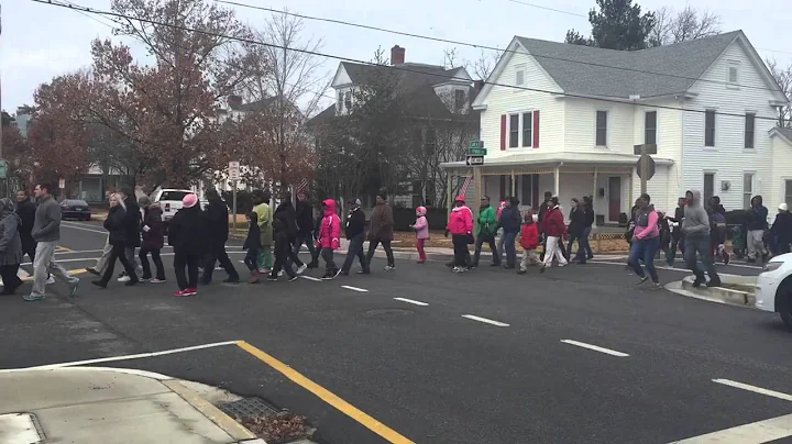 MLK Freedom march, Denton, Maryland 1/19/2015