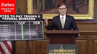 Speaker Johnson Drops The Hammer On Democrats For Voting 'Seven Times To Keep The Government Closed'