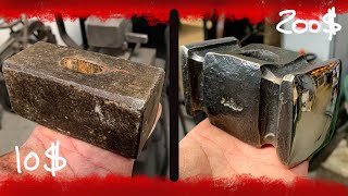 HABU \\ Turning a 10$ Hammer into a 200$ Blacksmith Hammer!!