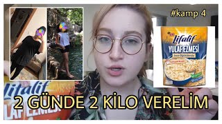 2 GÜNDE 2 KİLO VERİYOR MUYUZ? MAGNOLİA DETOKSU EN LEZZETLİ VE VERİMLİ DETOKS ? #kamp 4