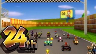 Mario Kart Wii 24 Players - All Tracks