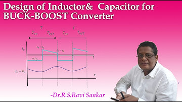 Design of inductor and capacitor for Buck  Boost Converter