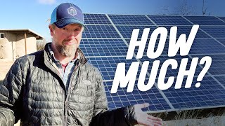 DIY Build = HUGE SAVINGS for our Homestead - Full Cost Breakdown of Off-Grid Solar Power System