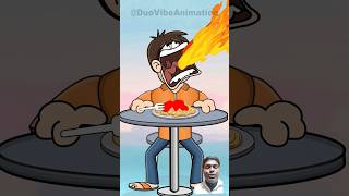 Hilarious Dinner Table Moments!🤣 #animation #funny #memes #cartoon @DuoVibeAnimation