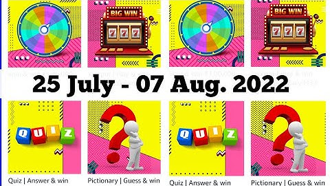 Amazon Quiz Answers Today | Amazon Pictionary Quiz Answers Today | Amazon Quiz Today