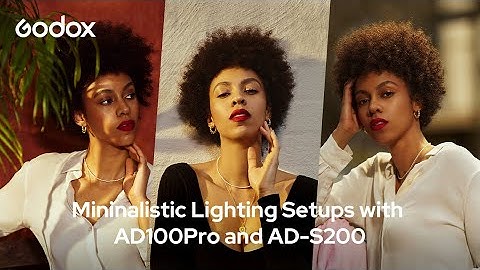 Mininalistic Lighting Setups with AD100Pro and AD-S200 | Godox Photography Lighting 101 EP07