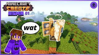 What am I doing | Minecraft Create Mod 01 | ASMR Soft Spoken